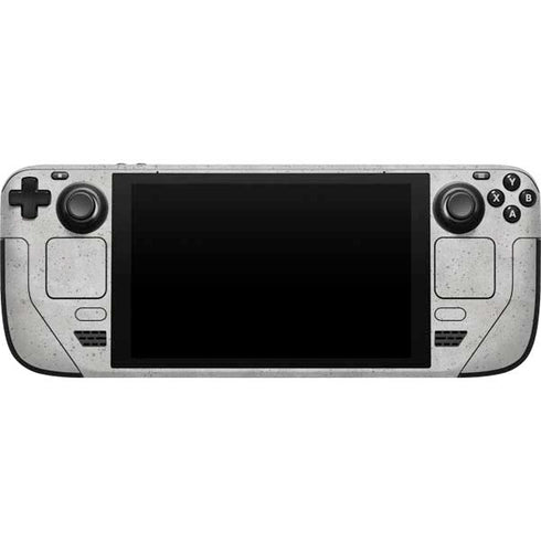 Light Grey Concrete Steam Deck Handheld Gaming Computer Skin